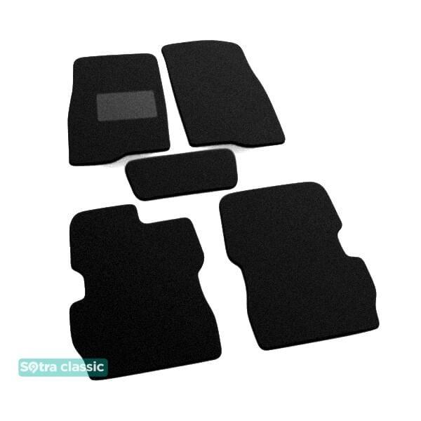 Sotra 01277-GD-BLACK Interior mats Sotra two-layer black for Mazda 2 (2002-2007), set 01277GDBLACK