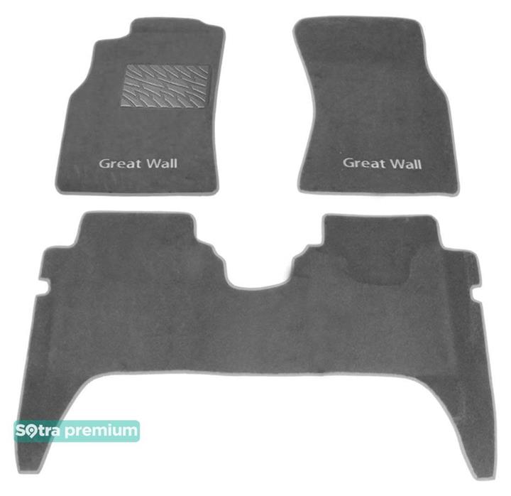 Sotra 01288-CH-GREY Interior mats Sotra two-layer gray for Great wall Safe (2006-2013), set 01288CHGREY