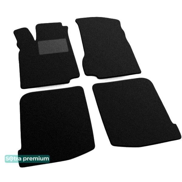 Sotra 01293-CH-BLACK Interior mats Sotra two-layer black for Seat Cordoba (1993-2002), set 01293CHBLACK