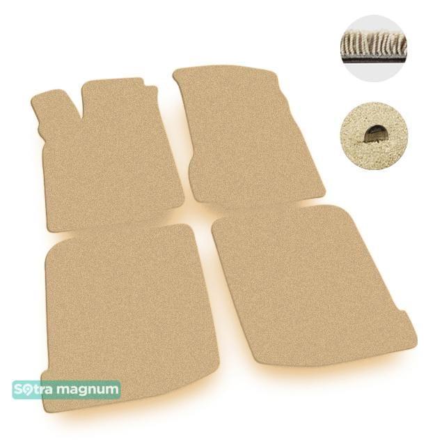 Sotra 01293-MG20-BEIGE Interior mats Sotra two-layer beige for Seat Cordoba (1993-2002), set 01293MG20BEIGE
