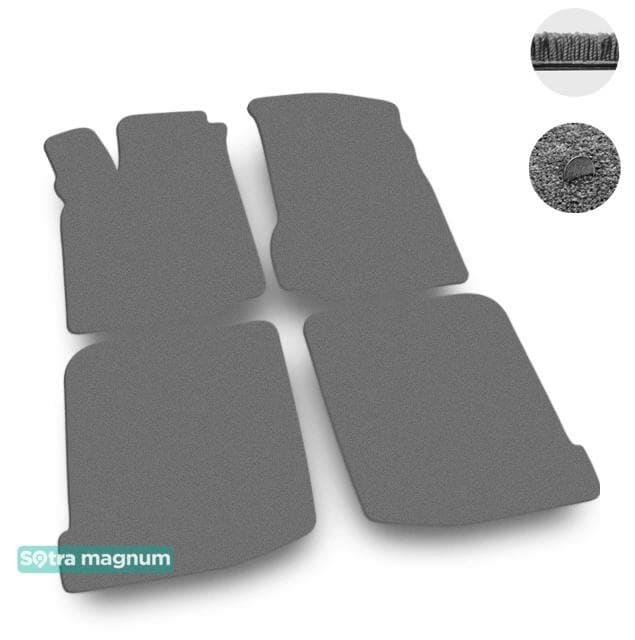 Sotra 01293-MG20-GREY Interior mats Sotra two-layer gray for Seat Cordoba (1993-2002), set 01293MG20GREY