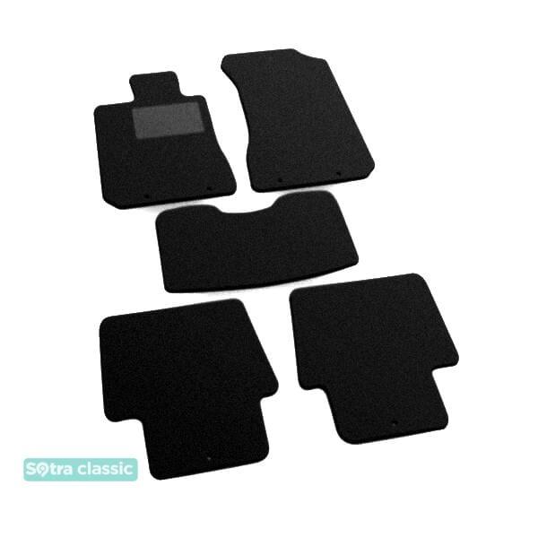 Sotra 01305-GD-BLACK Interior mats Sotra two-layer black for Acura Rl (2004-2012), set 01305GDBLACK