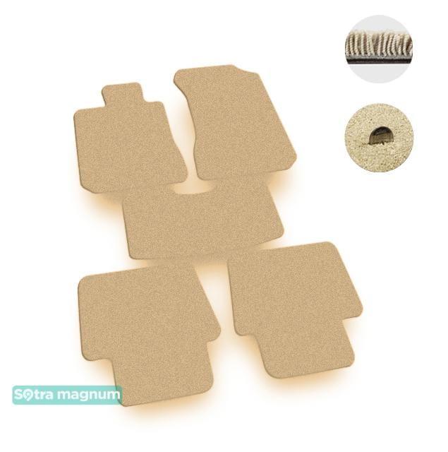 Sotra 01305-MG20-BEIGE Interior mats Sotra two-layer beige for Acura Rl (2004-2012), set 01305MG20BEIGE