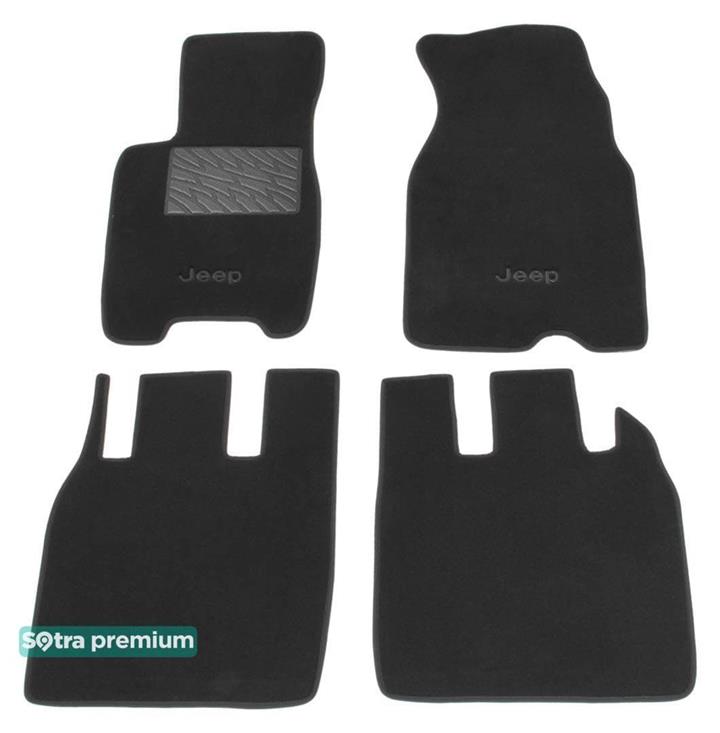Sotra 01306-CH-GREY Interior mats Sotra two-layer gray for Jeep Grand cherokee (1999-2004), set 01306CHGREY