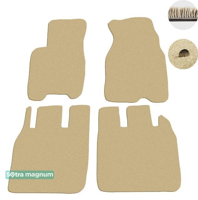 Sotra 01306-MG20-BEIGE Interior mats Sotra two-layer beige for Jeep Grand cherokee (1999-2004), set 01306MG20BEIGE