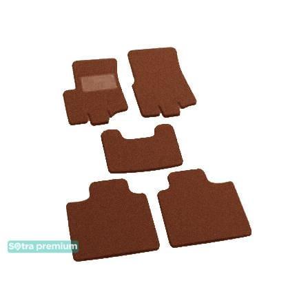Sotra 01315-CH-TERRA Interior mats Sotra two-layer terracotta for Ssang yong Korando (1996-2006), set 01315CHTERRA