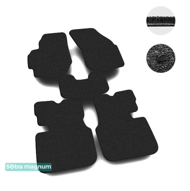 Sotra 01321-MG15-BLACK Interior mats Sotra two-layer black for Suzuki Liana (2005-2007), set 01321MG15BLACK