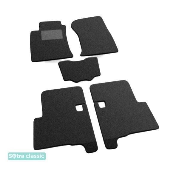 Sotra 01328-GD-GREY Interior mats Sotra two-layer gray for Toyota 4runner (2002-2009), set 01328GDGREY