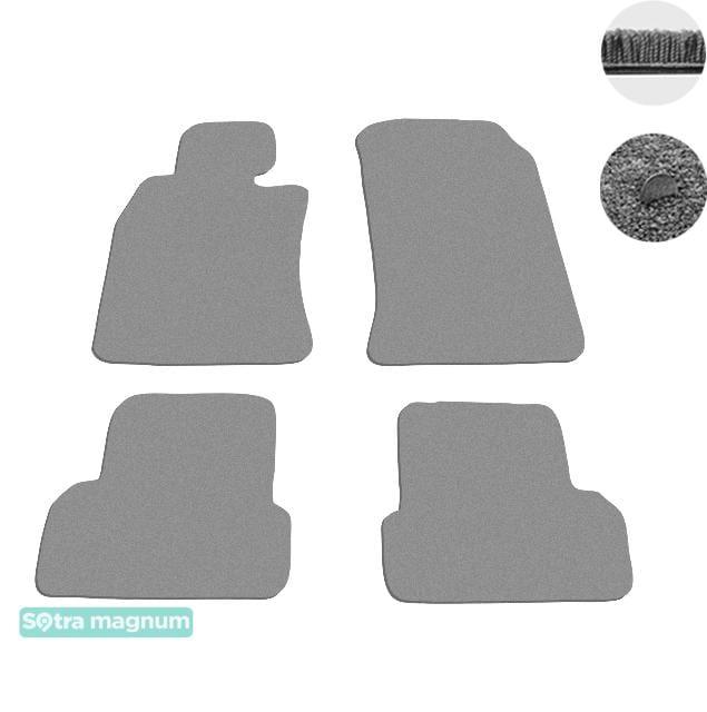 Sotra 01332-MG20-GREY Interior mats Sotra two-layer gray for BMW Cooper (2001-2006), set 01332MG20GREY