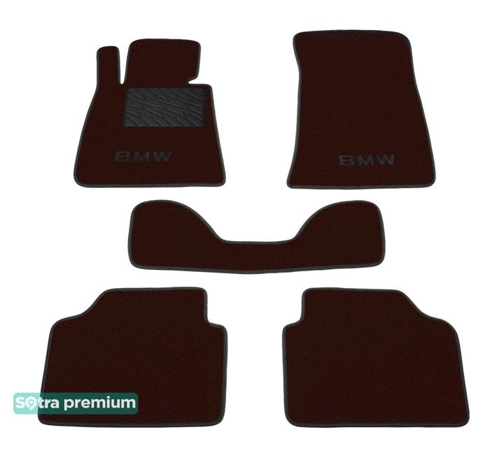 Sotra 01343-CH-CHOCO Interior mats Sotra two-layer brown for BMW 3-series (2005-2011), set 01343CHCHOCO
