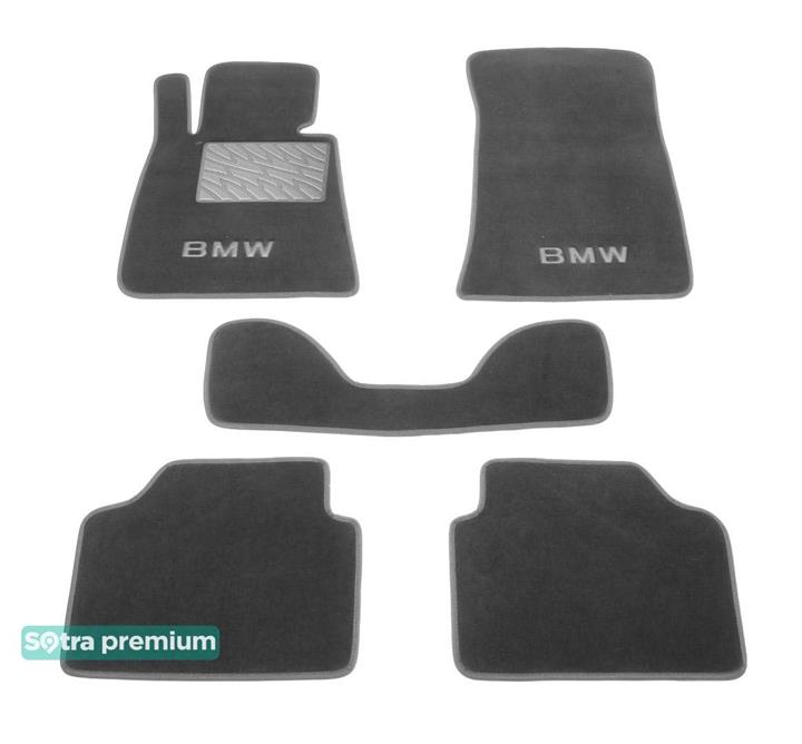 Sotra 01343-CH-GREY Interior mats Sotra two-layer gray for BMW 3-series (2005-2011), set 01343CHGREY