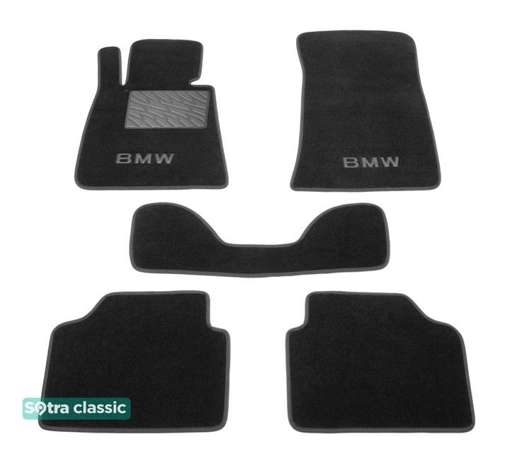 Sotra 01343-GD-GREY Interior mats Sotra two-layer gray for BMW 3-series (2005-2011), set 01343GDGREY