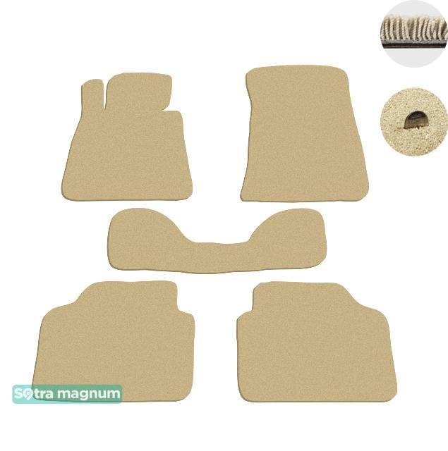 Sotra 01343-MG20-BEIGE Interior mats Sotra two-layer beige for BMW 3-series (2005-2011), set 01343MG20BEIGE