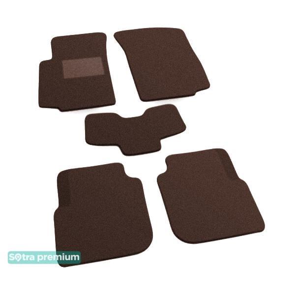 Sotra 01344-CH-CHOCO Interior mats Sotra two-layer brown for Cadillac Seville (1998-2004), set 01344CHCHOCO