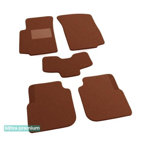 Sotra 01344-CH-TERRA Interior mats Sotra two-layer terracotta for Cadillac Seville (1998-2004), set 01344CHTERRA