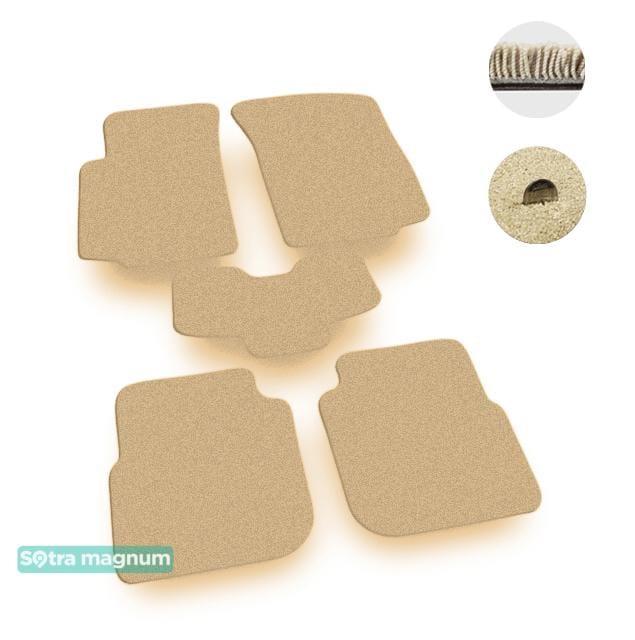 Sotra 01344-MG20-BEIGE Interior mats Sotra two-layer beige for Cadillac Seville (1998-2004), set 01344MG20BEIGE