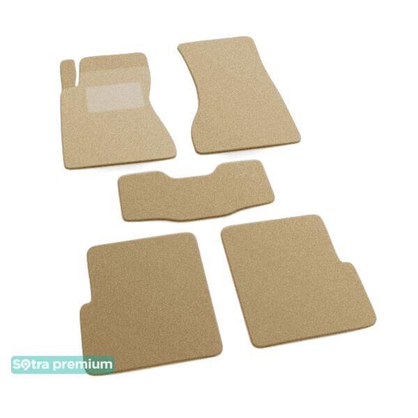 Sotra 01347-CH-BEIGE Interior mats Sotra two-layer beige for Cadillac Cts/cts-v (2004-2007), set 01347CHBEIGE