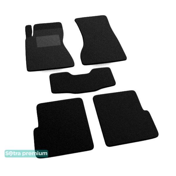 Sotra 01347-CH-BLACK Interior mats Sotra two-layer black for Cadillac Cts/cts-v (2004-2007), set 01347CHBLACK