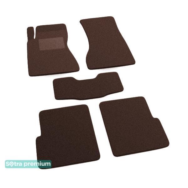 Sotra 01347-CH-CHOCO Interior mats Sotra two-layer brown for Cadillac Cts/cts-v (2004-2007), set 01347CHCHOCO