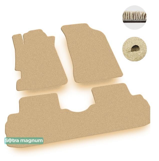 Sotra 01349-MG20-BEIGE Interior mats Sotra two-layer beige for Acura Rsx (2001-2006), set 01349MG20BEIGE