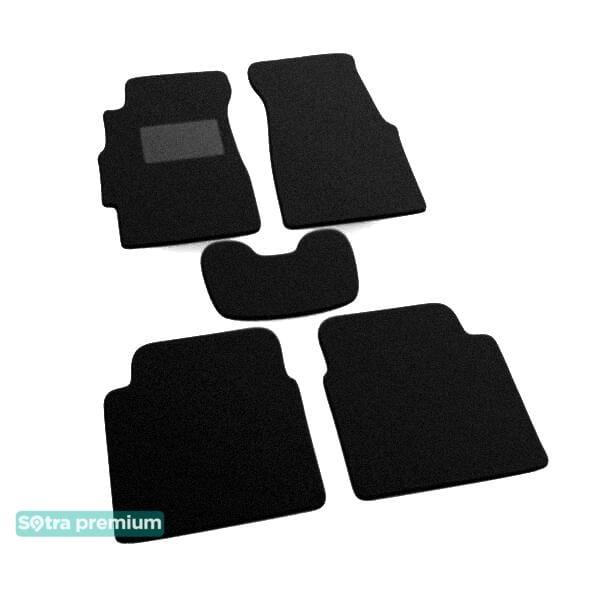 Sotra 01351-CH-BLACK Interior mats Sotra two-layer black for Honda Civic (1997-1998), set 01351CHBLACK
