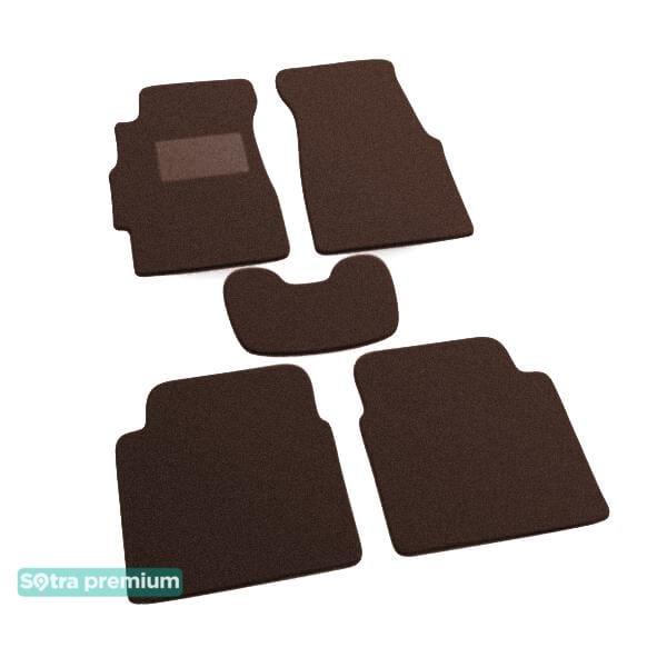Sotra 01351-CH-CHOCO Interior mats Sotra two-layer brown for Honda Civic (1997-1998), set 01351CHCHOCO