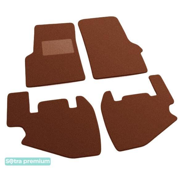 Sotra 01353-CH-TERRA Interior mats Sotra two-layer terracotta for Jeep Wrangler (1997-2006), set 01353CHTERRA
