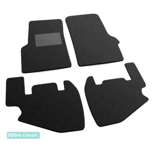 Sotra 01353-GD-GREY Interior mats Sotra two-layer gray for Jeep Wrangler (1997-2006), set 01353GDGREY