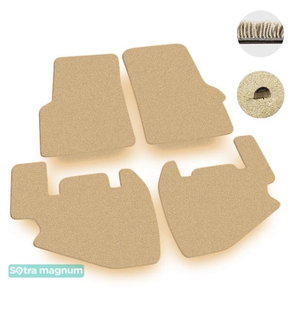 Sotra 01353-MG20-BEIGE Interior mats Sotra two-layer beige for Jeep Wrangler (1997-2006), set 01353MG20BEIGE