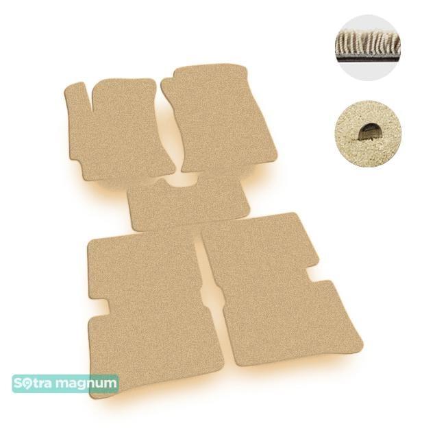 Sotra 01354-MG20-BEIGE Interior mats Sotra two-layer beige for KIA Rio (2005-2011), set 01354MG20BEIGE
