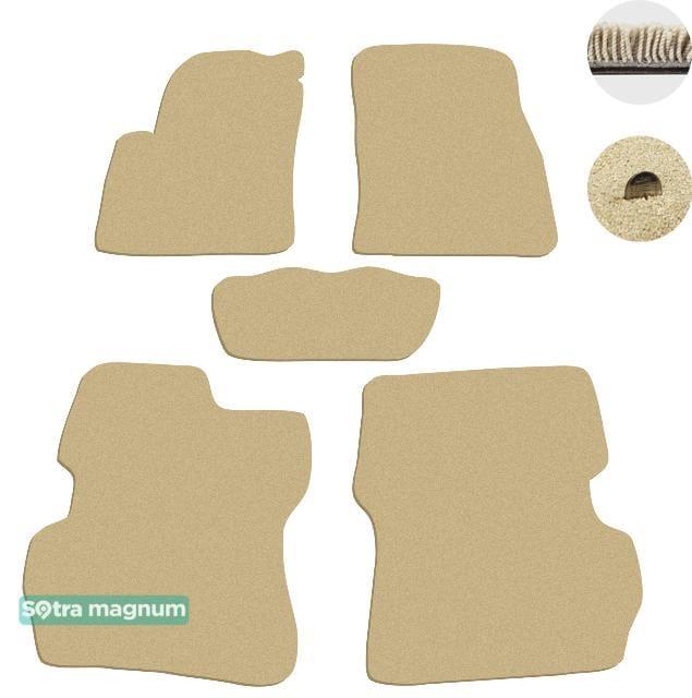 Sotra 01356-MG20-BEIGE Interior mats Sotra two-layer beige for Ford Fusion (2002-2005), set 01356MG20BEIGE