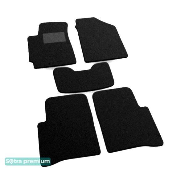Sotra 01362-CH-BLACK Interior mats Sotra two-layer black for Nissan Altima (2002-2006), set 01362CHBLACK