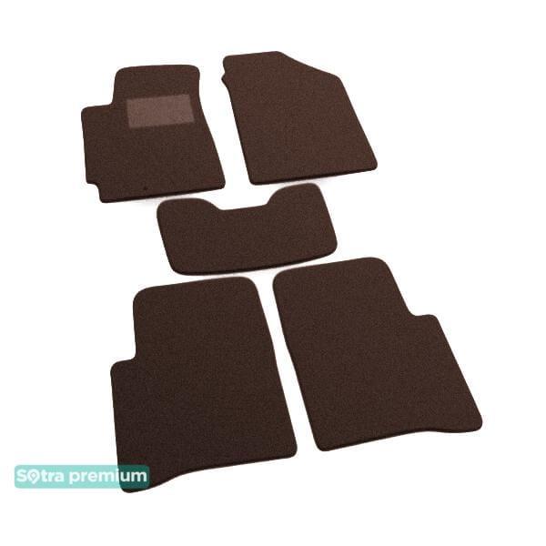 Sotra 01362-CH-CHOCO Interior mats Sotra two-layer brown for Nissan Altima (2002-2006), set 01362CHCHOCO