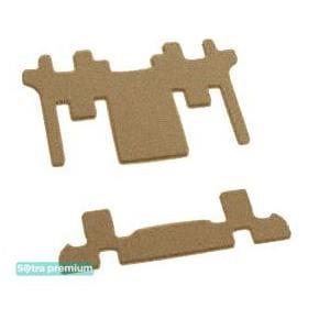 Sotra 01363-5-CH-BEIGE Interior mats Sotra two-layer beige for Ssang yong Rodius (2004-2013), set 013635CHBEIGE