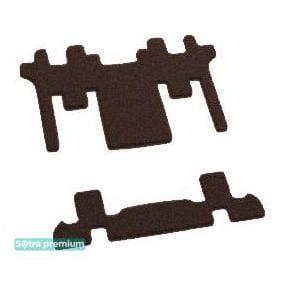 Sotra 01363-5-CH-CHOCO Interior mats Sotra two-layer brown for Ssang yong Rodius (2004-2013), set 013635CHCHOCO