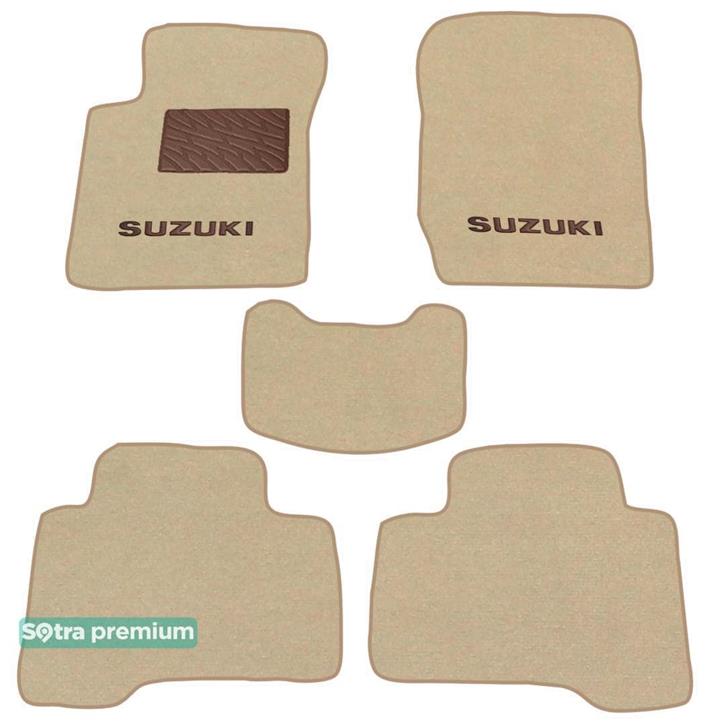 Sotra 01364-CH-BEIGE Interior mats Sotra two-layer beige for Suzuki Grand vitara (2005-), set 01364CHBEIGE