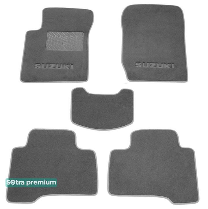 Sotra 01364-CH-GREY Interior mats Sotra two-layer gray for Suzuki Grand vitara (2005-), set 01364CHGREY