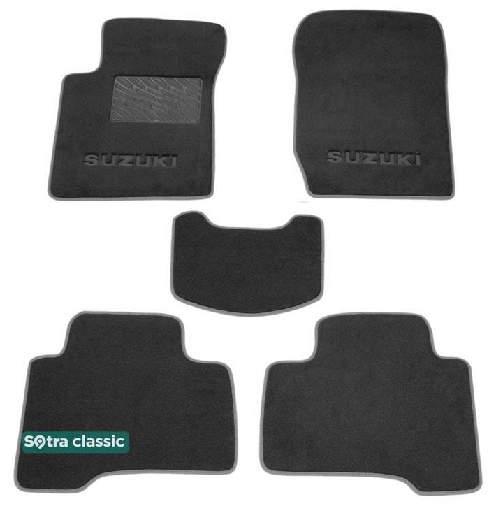 Sotra 01364-GD-GREY Interior mats Sotra two-layer gray for Suzuki Grand vitara (2005-), set 01364GDGREY