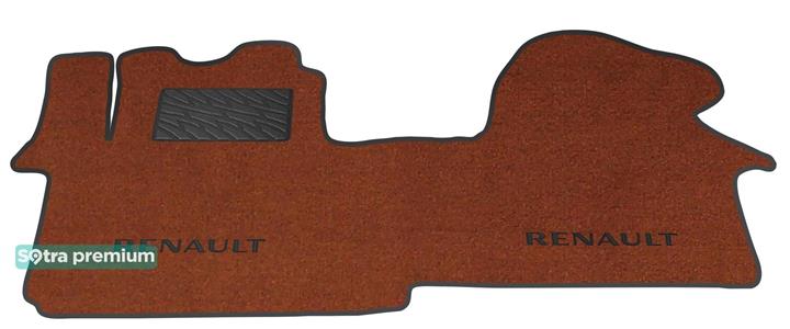 Sotra 01381-CH-TERRA Interior mats Sotra two-layer terracotta for Renault Trafic (2001-2014), set 01381CHTERRA