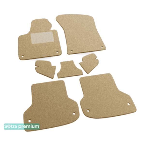 Sotra 01383-CH-BEIGE Interior mats Sotra two-layer beige for Audi A3 (2004-2013), set 01383CHBEIGE