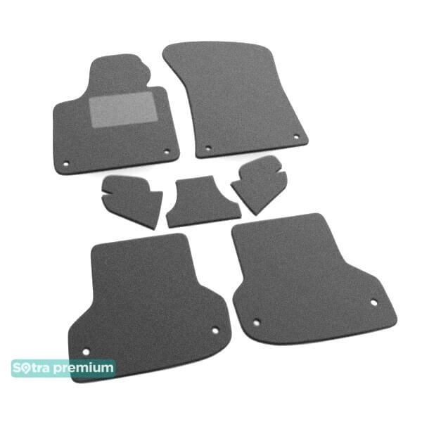 Sotra 01383-CH-GREY Interior mats Sotra two-layer gray for Audi A3 (2004-2013), set 01383CHGREY