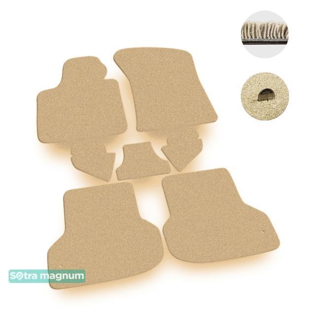 Sotra 01383-MG20-BEIGE Interior mats Sotra two-layer beige for Audi A3 (2004-2013), set 01383MG20BEIGE