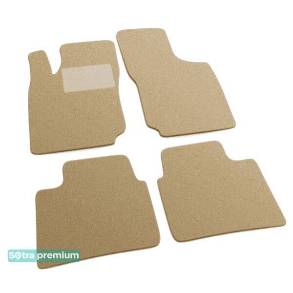 Sotra 01387-CH-BEIGE Interior mats Sotra two-layer beige for Opel Tigra a (1994-2000), set 01387CHBEIGE