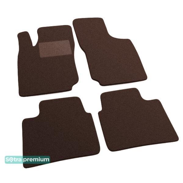 Sotra 01387-CH-CHOCO Interior mats Sotra two-layer brown for Opel Tigra a (1994-2000), set 01387CHCHOCO