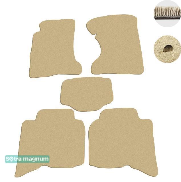 Sotra 01389-MG20-BEIGE Interior mats Sotra two-layer beige for Great wall Haval / hover (2006-2011), set 01389MG20BEIGE