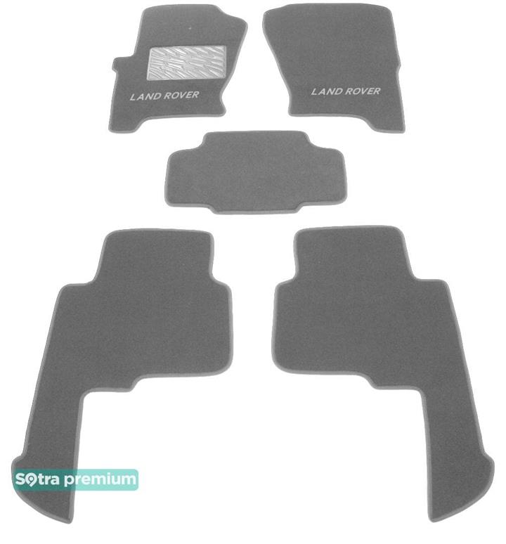 Sotra 01395-CH-GREY Interior mats Sotra two-layer gray for Land Rover Discovery (2004-2009), set 01395CHGREY