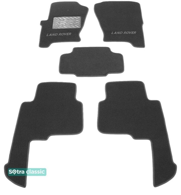 Sotra 01395-GD-GREY Interior mats Sotra two-layer gray for Land Rover Discovery (2004-2009), set 01395GDGREY