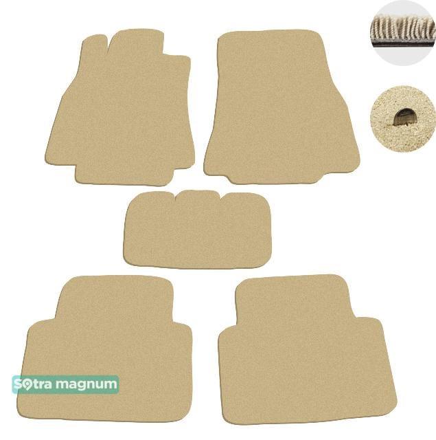 Sotra 01401-MG20-BEIGE Interior mats Sotra two-layer beige for Mercedes A/b-class (2005-2011), set 01401MG20BEIGE