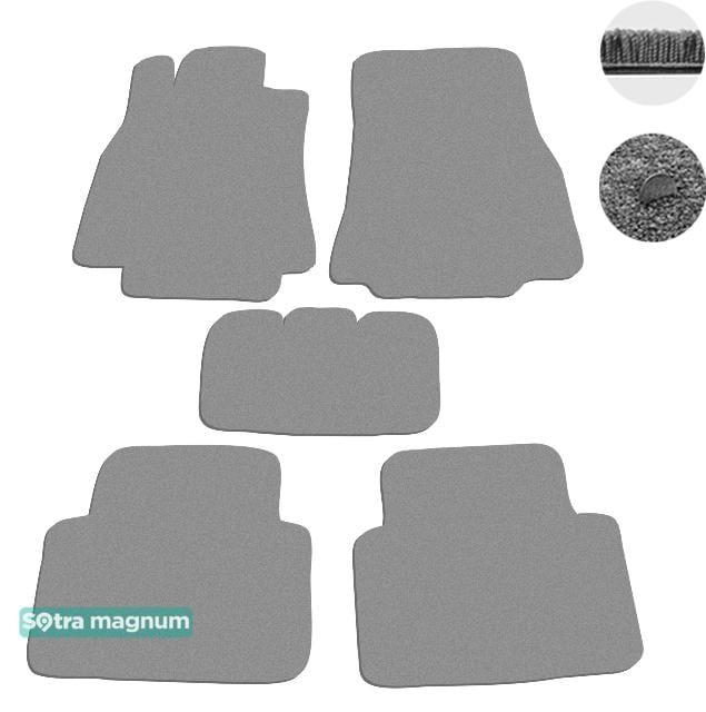 Sotra 01401-MG20-GREY Interior mats Sotra two-layer gray for Mercedes A/b-class (2005-2011), set 01401MG20GREY