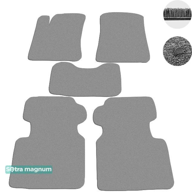 Sotra 01408-MG20-GREY Interior mats Sotra two-layer gray for Hyundai Grandeur (2005-2010), set 01408MG20GREY